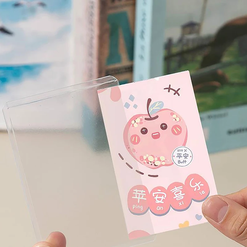10PCS Kpop Photocards Film Protector Idol Photo Sleeves Holder With Screen Protector School Stationery image 5