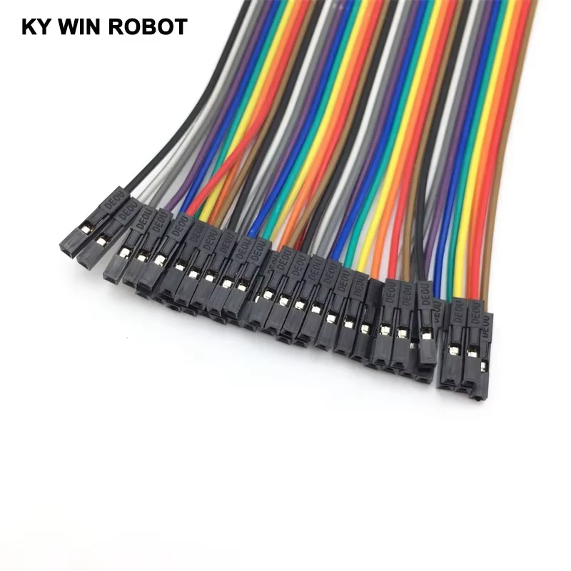 Dupont Line 120 pz 10 cm Maschio a Maschio + Femmina a Maschio e Femmina a Femmina Jumper Wire Cavo Dupont per arduino KIT FAI DA TE