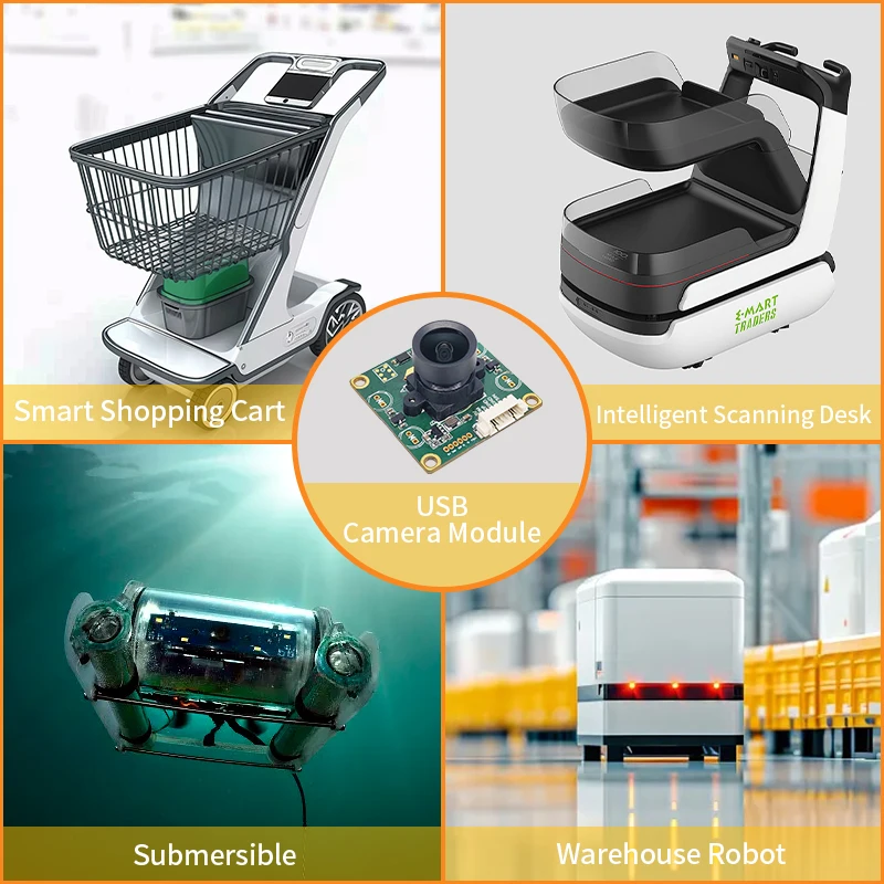 OEM 2MP USB Interface Camera Module  with FHD 2MP OG02B10 Sensor CMOS Camera Module  for Cleaning Robot
