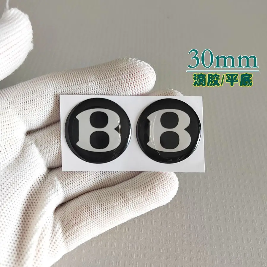 Insignia con emblema de llave de coche, pegatina de fondo plano recubierta de goma, decoración para nuevo Bentley Flying Spur Continental GT Bentayga Mulsanne