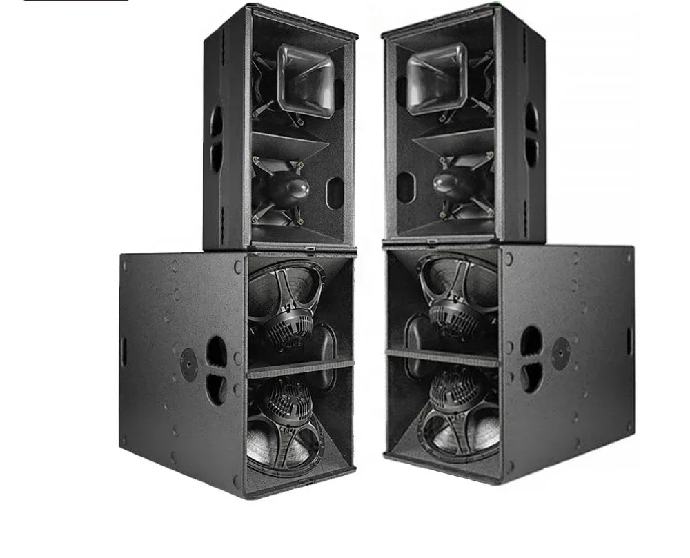 B30w 15 Inch Dual 2400W Active/Passive Wooden Subwoofer pa Speaker professional audio Sound System for Outdoor Concerts