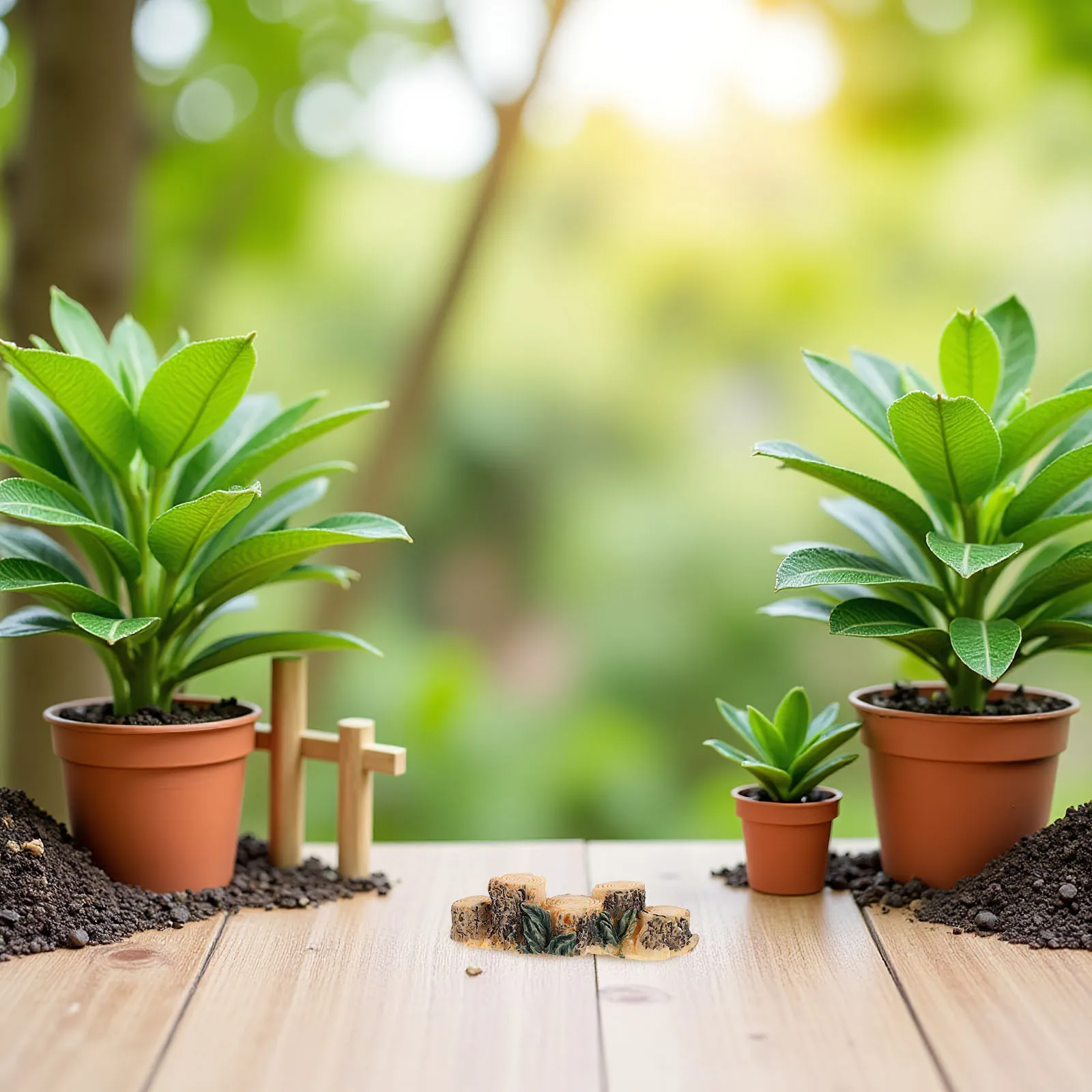 

10Pcs Mini Tree Stump Resin Bonsai Decor Micro Landscape Accessories Fairy Garden Ornaments Terrarium Stumps Mini Tree Stump