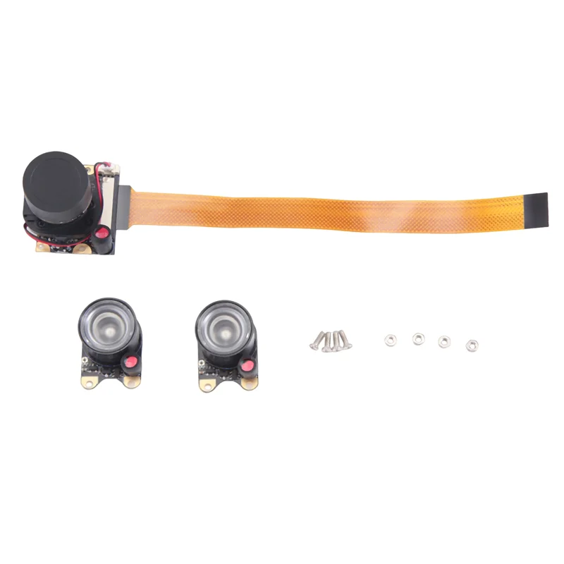 Raspberry Pi 5 Zero 2W 카메라 주야간 투시경 IR 컷 조정 가능한 초점 모듈, OV5647 5MP 1080P 175 °   각도