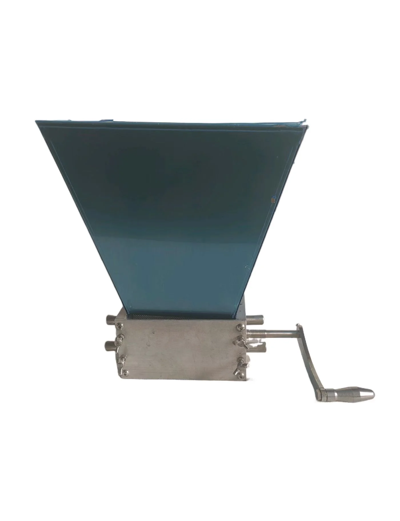 Factory Direct 2026 Hand crank stainless steel three-roll grinder, all 304 stainless steel grain crusher