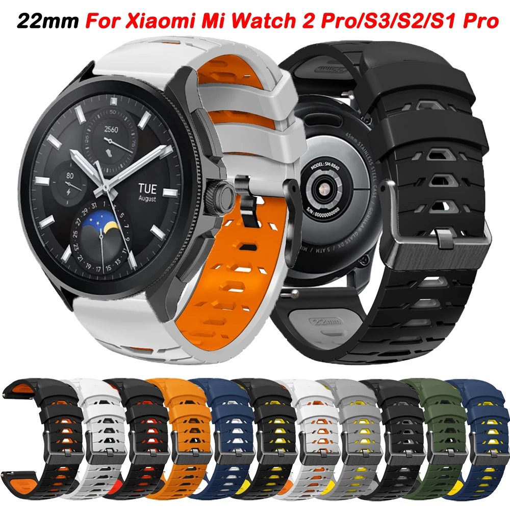 22mm Smart Watch Band For Xiaomi Mi Watch 2 Pro Wrist Strap For Mi Watch S3/S2 46mm/42mm/S1 Pro/Active/Color Bracelet Correa