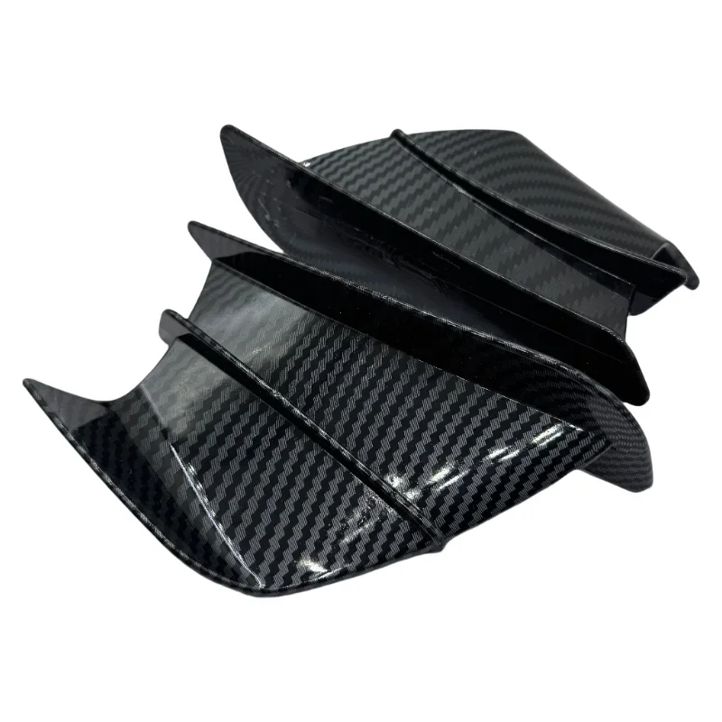 Universal Motorcycle Side Wing Spoiler – Wind Guide Wing Knife Air Deflector Racing Modification Parts for Street & Sport Bikes