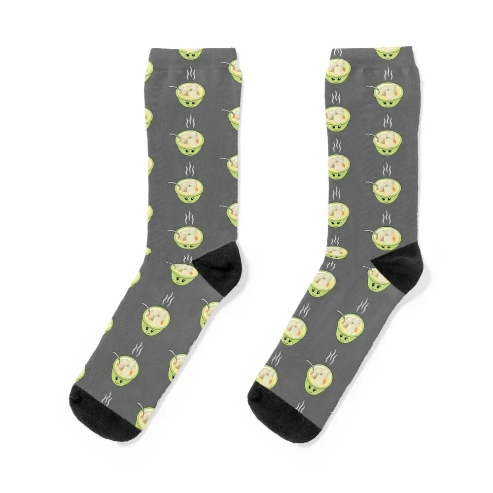 Kawaii Matzo Ball Soup Socks with print funny gifts Soccer Novelties Women's Socks Men's