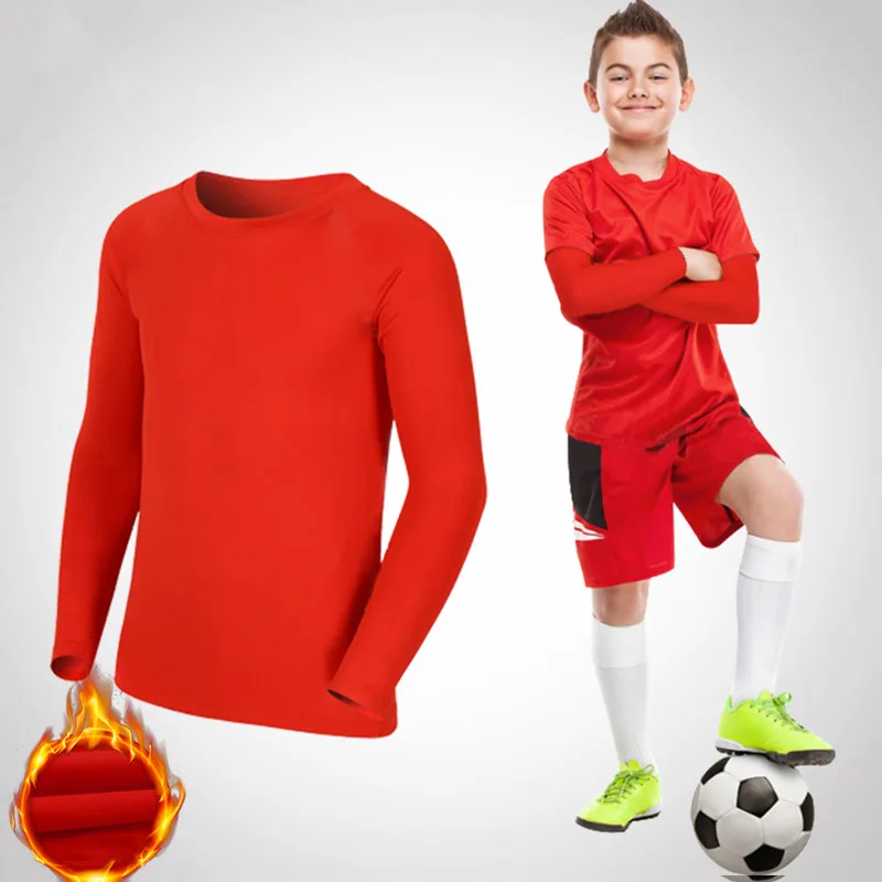 Niños niños niño niña hombres mujeres corriendo camiseta larga Fitness deporte baloncesto fútbol gimnasio ropa deportiva ropa de fútbol térmica H9