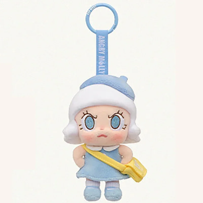 

POPMART Angry Molly Angry Energy Series Plush Pendant Blind Box - Cute Anime Figure Desktop Decoration Blind Bag Toy
