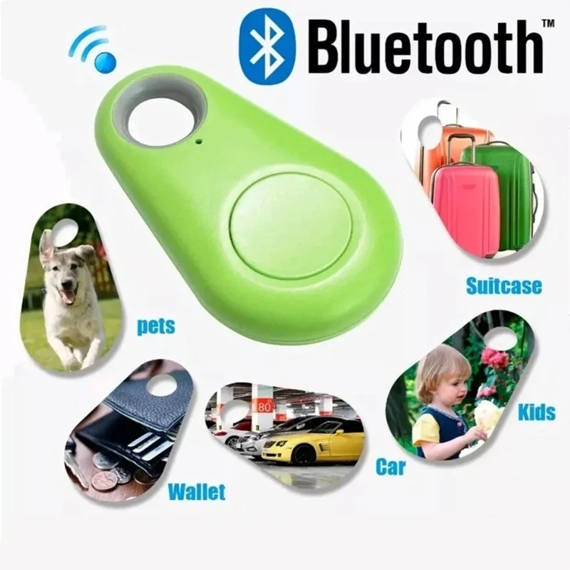 Wireless Mini GPS Tracker Anti-lost Alarm Key Child Bag Wallet Finder Bluetooth APP Locator Smart Tag For Pets Cat Car Luggage