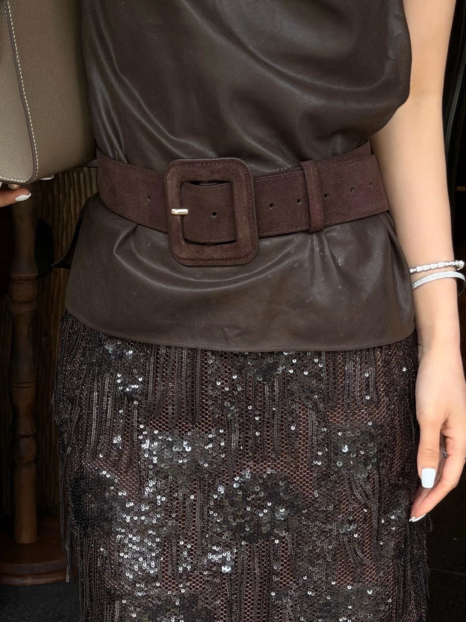 mcmax-vintage-belt-women's-fashion-accessory-versatile-matte-leather-belt-with-square-buckle-casual-wear-for-ages-40-49