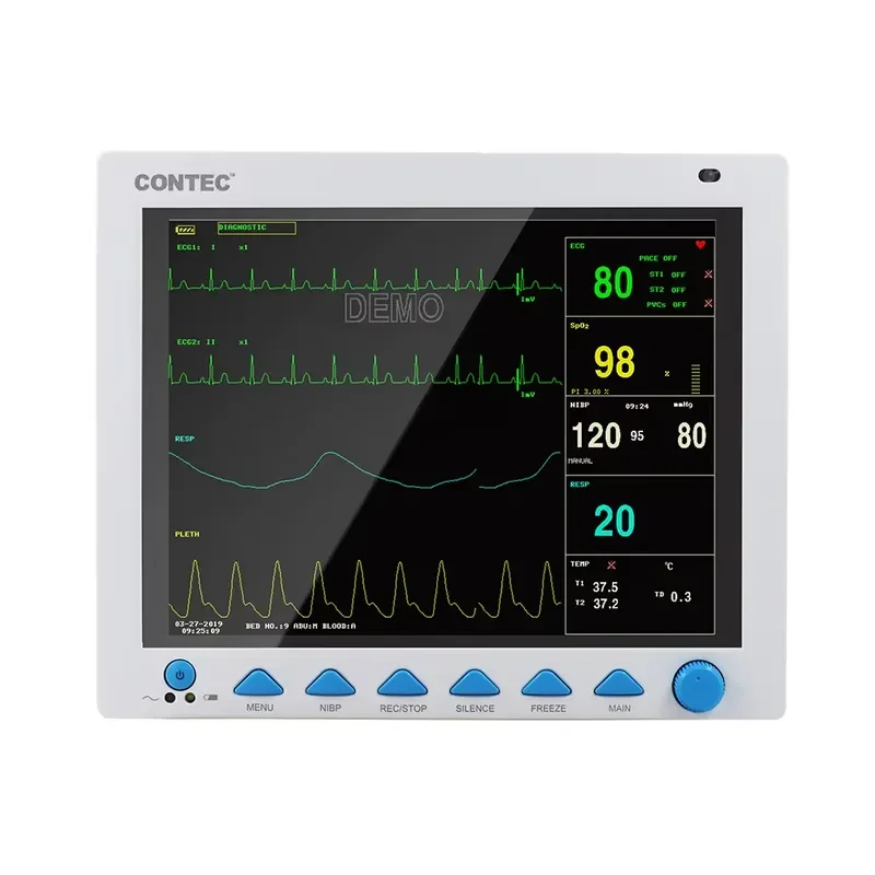 CMS8000 Patient Monitor 12 Inch Monitor Patient with Trolley(option)