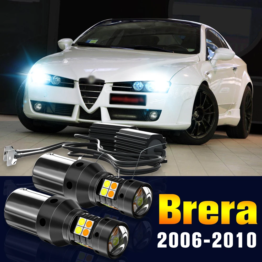 

2pcs LED Dual Mode Turn Signal+Daytime Running Light DRL Lamp For Alfa Romeo 145 146 147 156 166 159 (1995-2012) Accessories