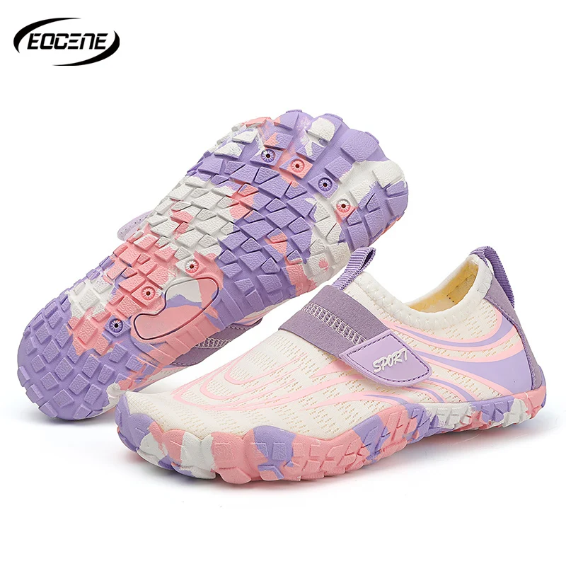 

EOCENE Children Water Shoes Kids Summer Beach Upstream Barefoot Swimming Aqua Wading River Slippers Sneakers Quick dry Shoes