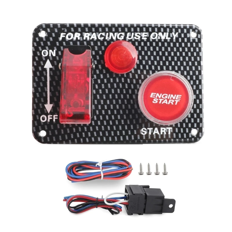 

ATV 12V 30A Car Ignition Toggle Panel Starter Stop Button For Truck Dropshipping