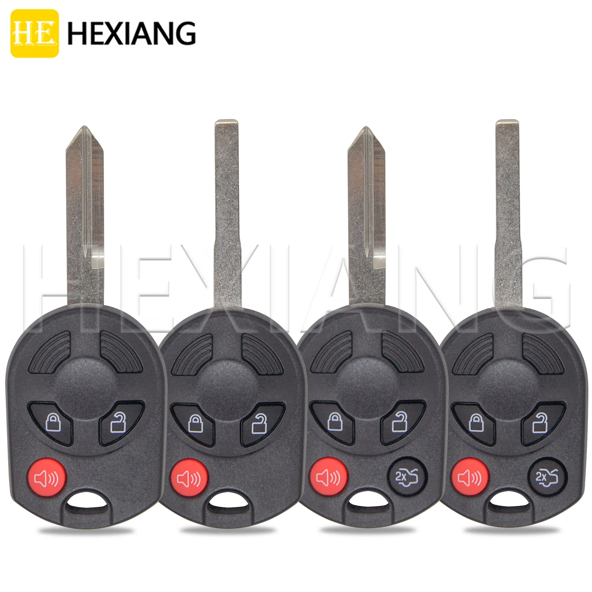

Корпус для автомобильного ключа с 3/4 кнопками FO38/HU101 для Ford Edge, Fusion, Mercury Mariner, Lilan, Lincoln Navigator, MKX, MKZ, Mazda