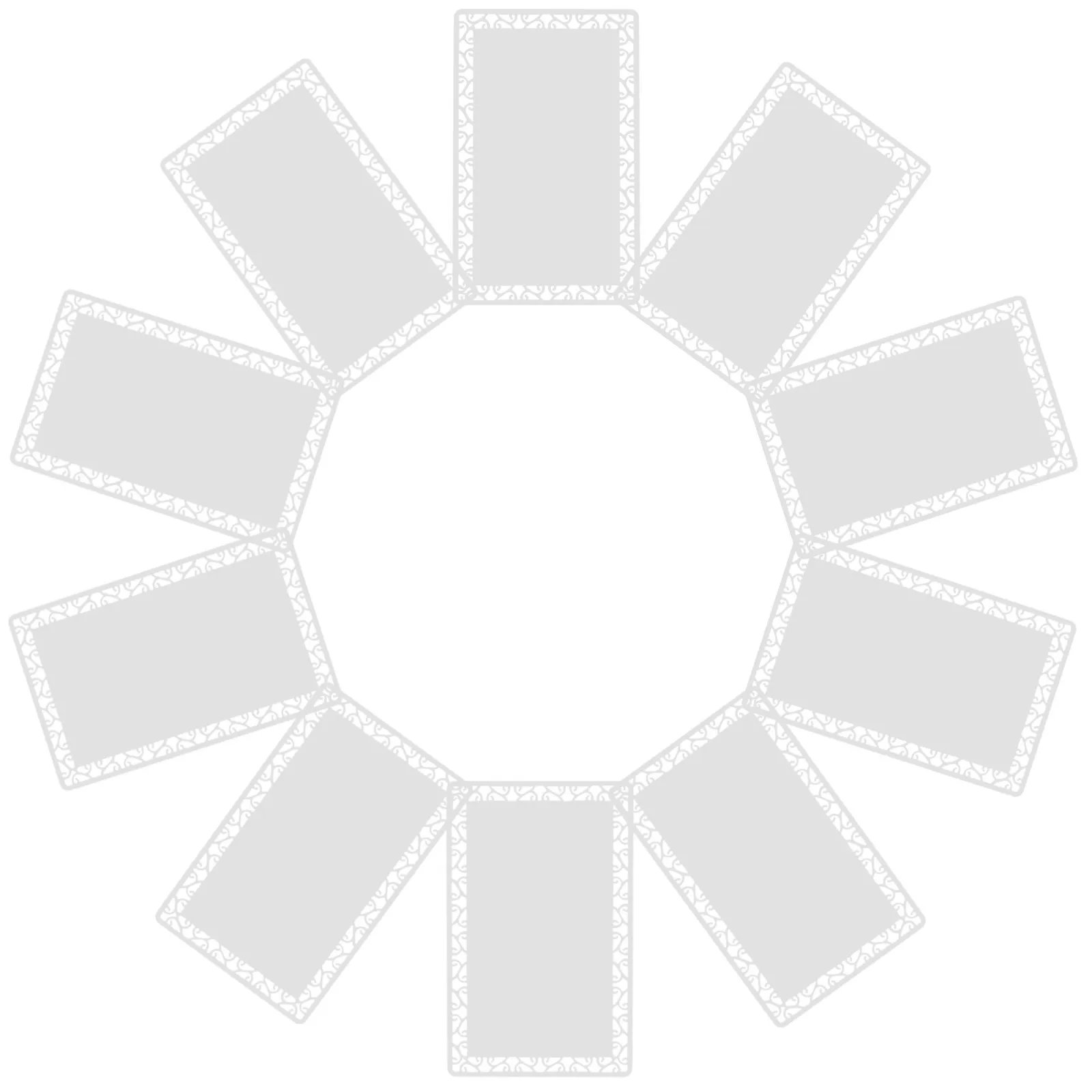 

10Pcs Aluminum Alloy Sublimation Blanks Blank Business Cards Double Sided Name Tag Cards for Printing Metal Card Blanks