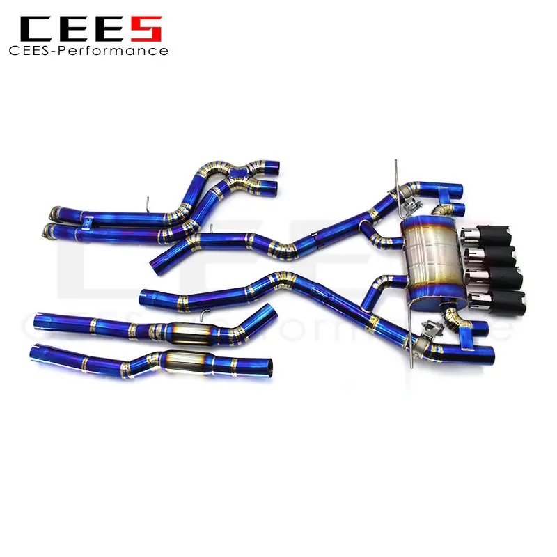 

CEES Catback Exhaust For BMW M3/M4 F80/F8X S55 3.0T 2014-2018 Titanium Racing Car Exhaust System Exhaust Pipe Valve Muffler