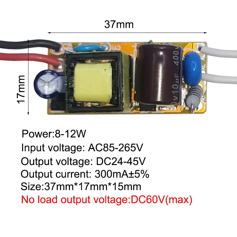 1-3W 4-7W 8-12W 15-18W,20-24W,25-36W LED driver power supply built-in constant current Lighting 110-265V Output 300mA Transforme - Image 4
