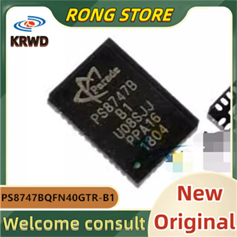 (2 Stuks) PS8747B-B1 Ps8747b Nieuwe En Originele Chip Ic PS8747BQFN40GTR-B1 Ps8747bqfn40gtr Ps8747bqfn 40G Qfn40