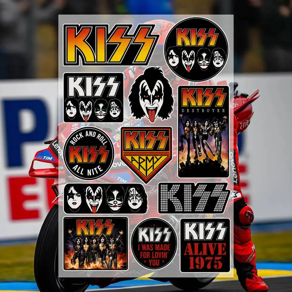 K-kiss Stickers Moto Sticker Auto Body Bumper Windows Motorcycle Laptop Walls Vinyl Decal Car Tuning Accessories
