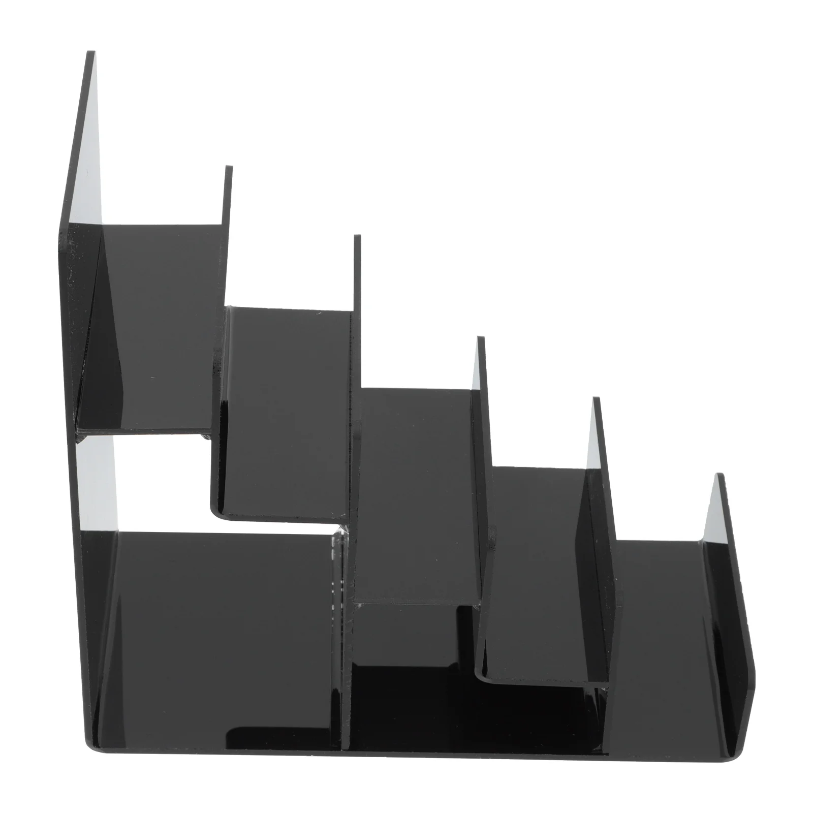 

Multi Layer Wallet Rack Acrylic Display Stand Home Store Purse Organizer Phone Holder Eyeglass Shelf Trapezoid Storage Solution