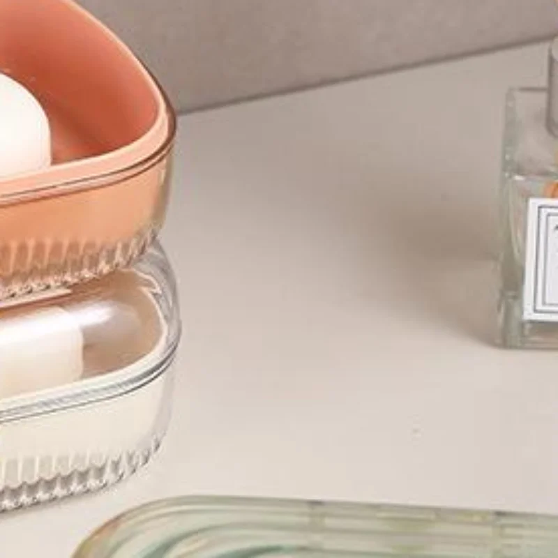 

Дорожный держатель для мыла с крышкой, герметичная мыльница с дренажным слоем, портативный футляр для мыла для кемпинга, спортзала