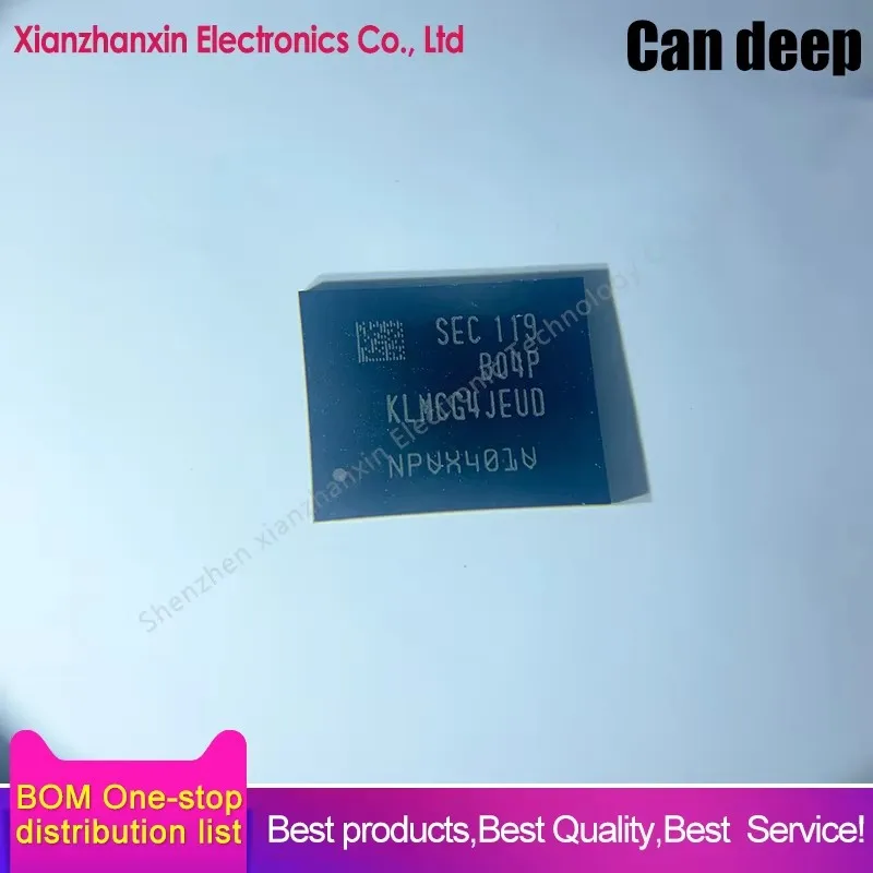 

30pcs/lot KLMCG4JEUD-B04P KLMCG4JEUD 4JEUD-B04P BGA153 64GB Memory chips