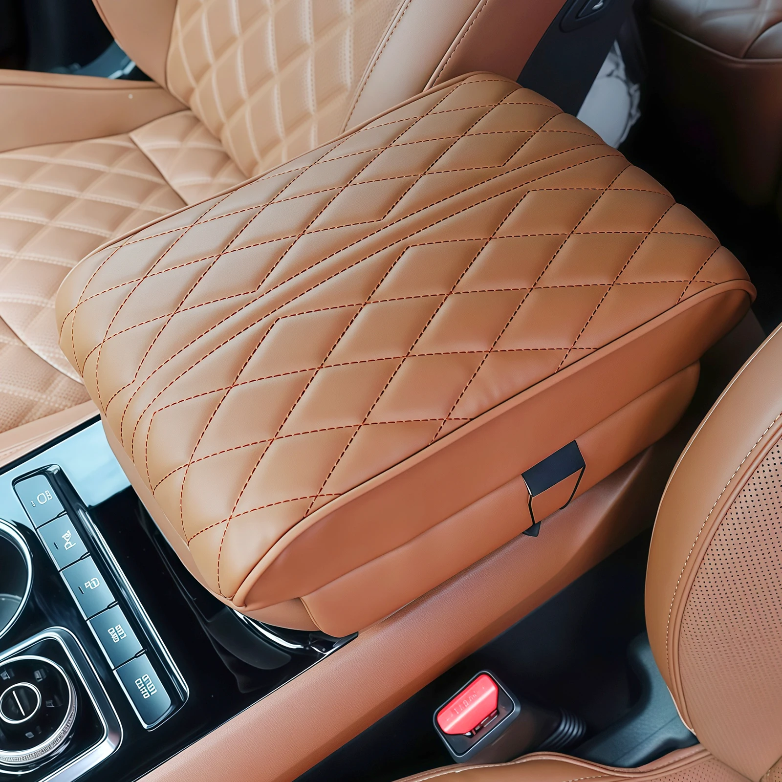 Pour Kia Sportage NQ5 2022-2026 Seltos 2019-2024, coussin d'accoudoir en mousse à mémoire de forme pour console centrale de voiture, rehausseur d'accoudoir intérieur