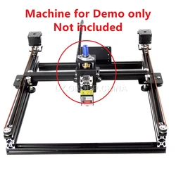 LY-Machine de dessin laser de bureau, technologie laser à diode entièrement en métal, pince réglable, sœur manuelle, vis mère intégrée de 8mm