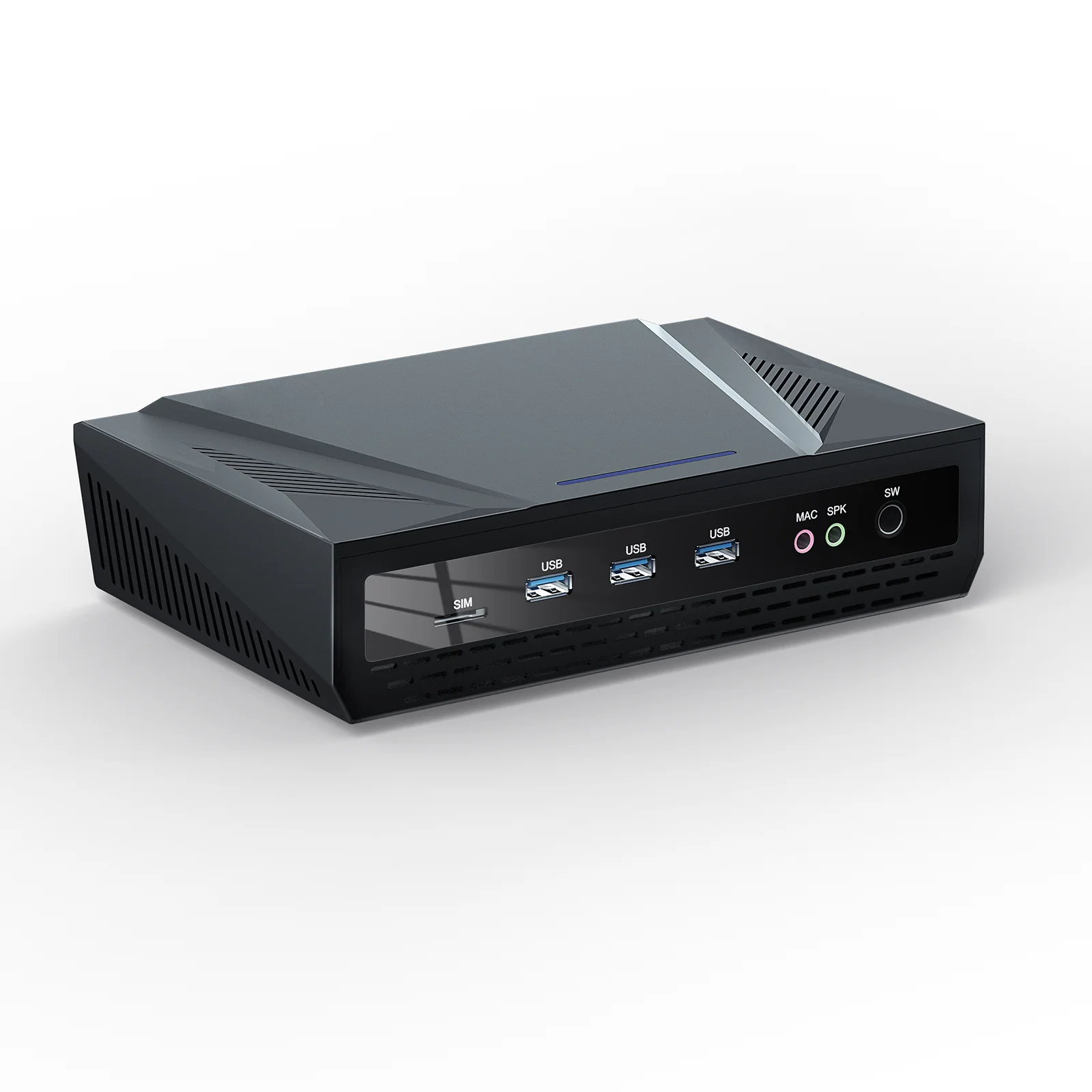 Hystou komputer Mini Desktop PC bisnis Intel Core i7-1165G7 Windows 10/11 Linux 2xDDR4 Dual channel 1xTF Slot kartu