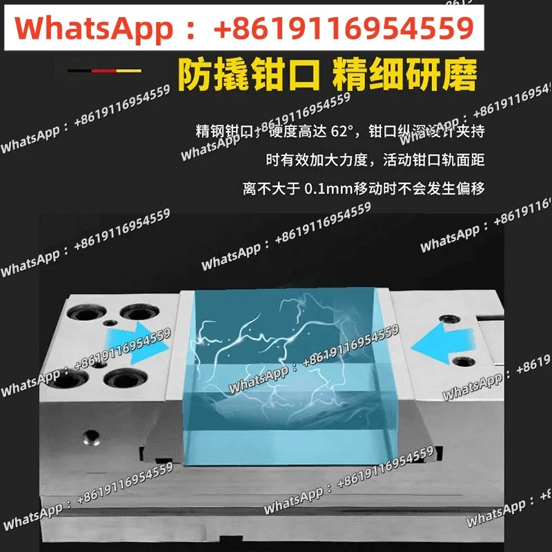 combination of flat pliers cnc machining center GT853 milling machine special 6 inch 8 fixture batch quick action table vice