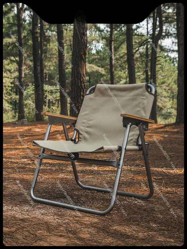 Ultralight Aluminum Folding Camping Chair - Portable Outdoor Folding Stool with Canvas