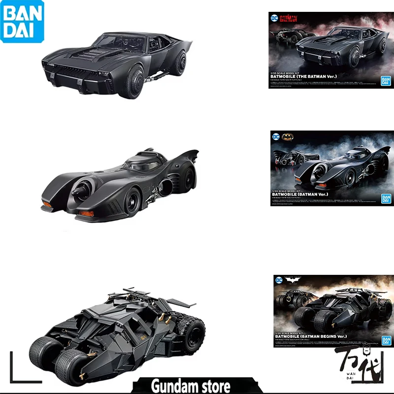 

100% BANDAI ORIGINAL ANIME GENUINE BATMOBILE BRUCE WAYNE1/35 MODEL TOYS ACTION FIGURE GIFTS COLLECTIBLE ORNAMENTS