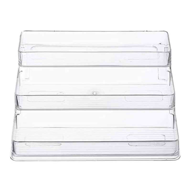 ABWR-3X スパイスラック キッチン パントリー ステップ シェルフ キャビネット オーガナイザー、スパイスと食品 キッチン キャビネット パントリー シェルフ