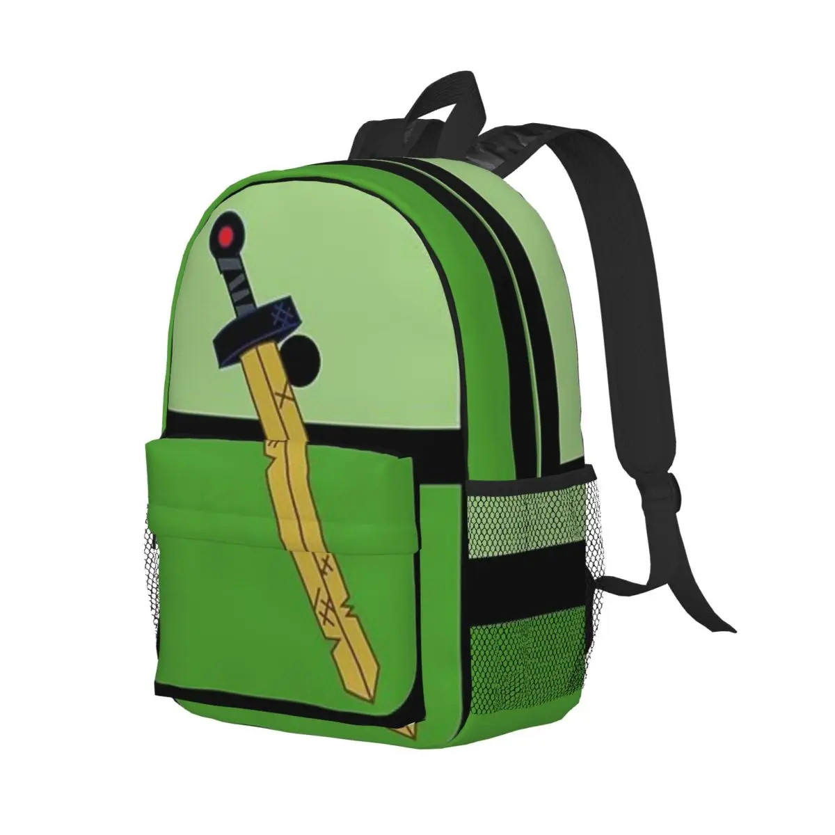 Mochila durável de 15 polegadas Sword Adventure Time - Design leve e ergonômico para conforto e conveniência