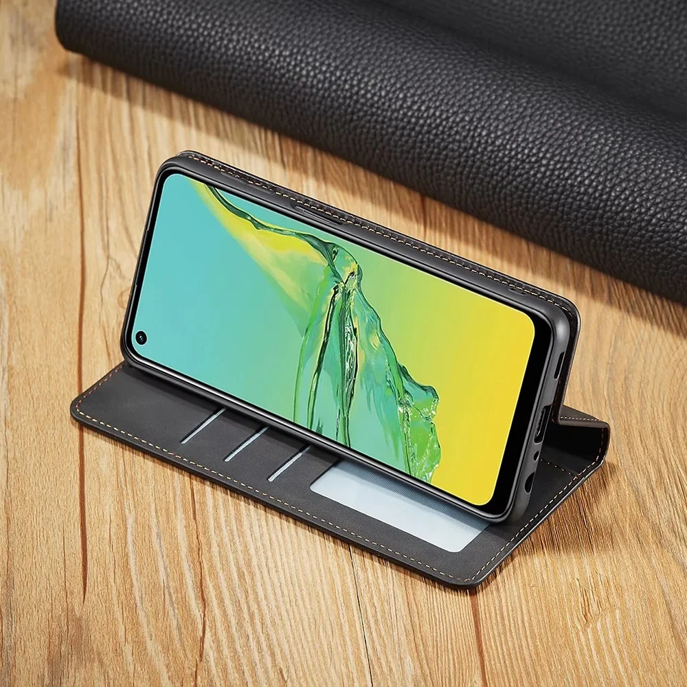 Wallet Leather Case for Samsung Galaxy S26 S25 S24 S23 S22 S21 S20 FE Ultra Plus S10 A18 A17 A16 A56 A55 A54 A53 A52s Flip Cover