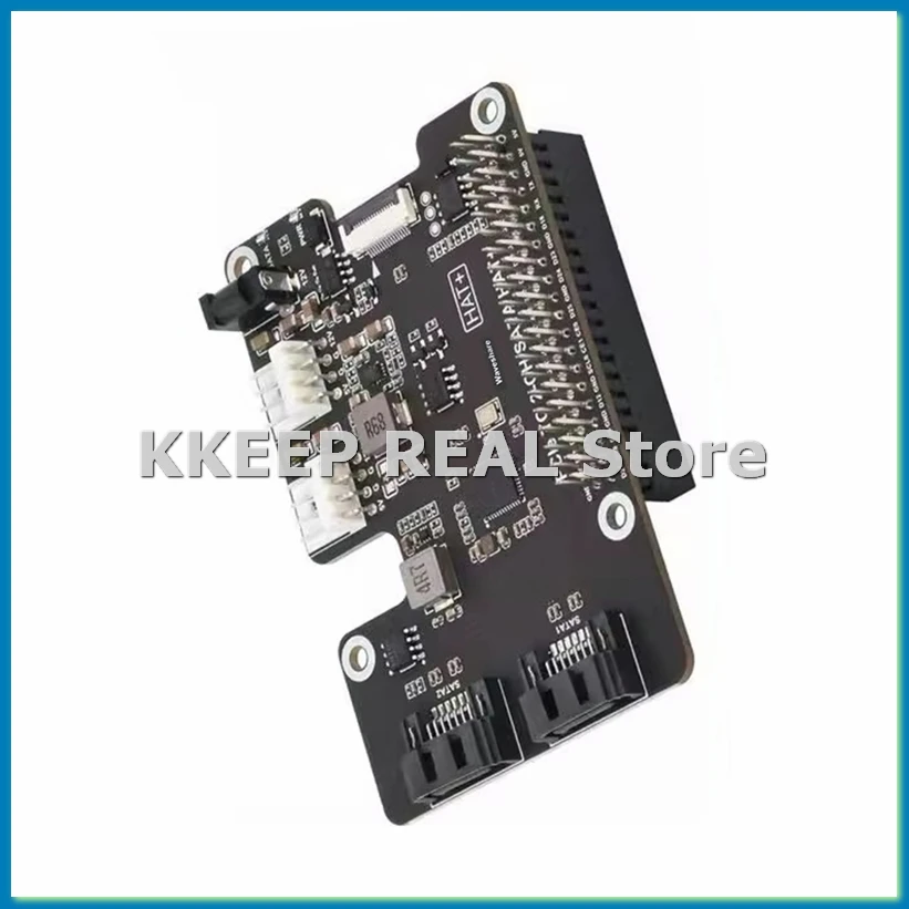 For 5 PCIe to Expansion Board PCIe to 2-Channel HAT with EEPROM for DIY Projects and Servers-A23U