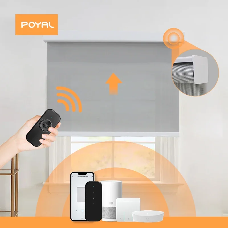 Kit de persianas enrollables verticales de PVC minimalista para todos los días, persianas eléctricas para ventanas francesas para uso en interiores y cocina, semisombreado 3X