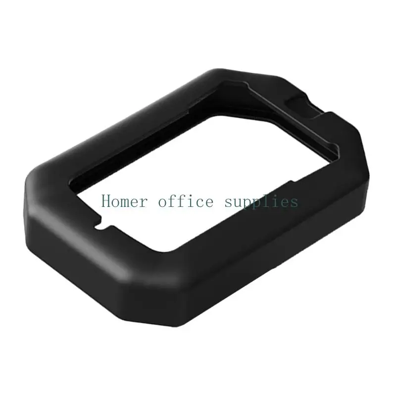 K43B Black Silicone Bike Computer Case for 320 420 Devices, Close Body Shell for Training Days, Shelf Storage, and Routine Carry