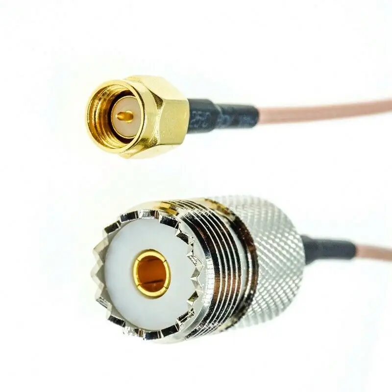 RG316 Coax Cable SL16 UHF Female S0239 To SMA Male Crimp for RG316 SDI Signal Camera RF Pigtail Soft 50 Ohm Coaxial Cable 2M~20M