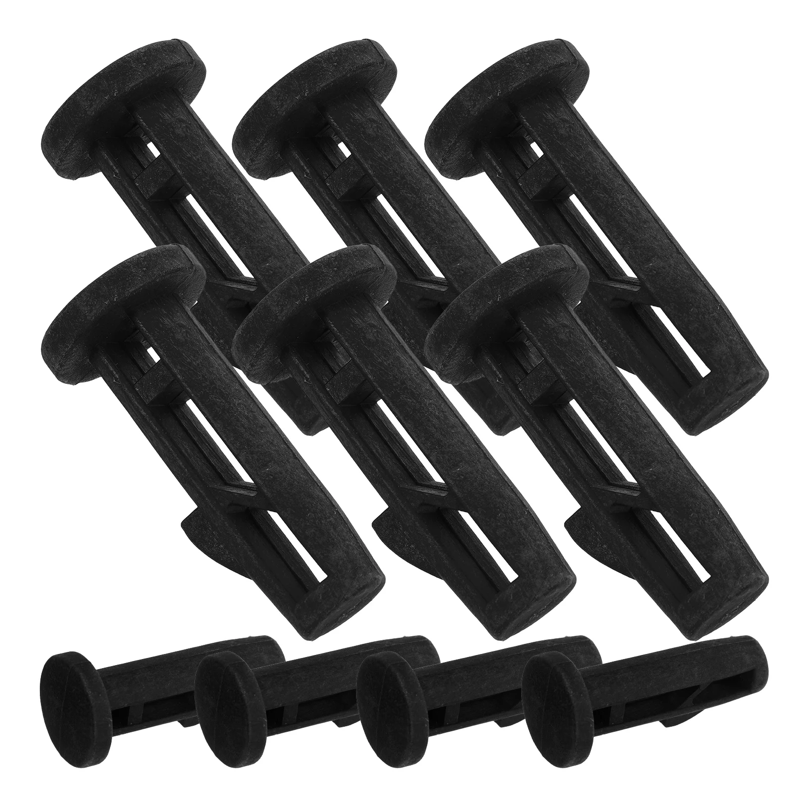 

10pcs Trash Can Lid Hinge Black Plastic Dust Bin Plug Latch 50 240L Garbage Lock Clip Outdoor Storage Parts Bin Lid Clips