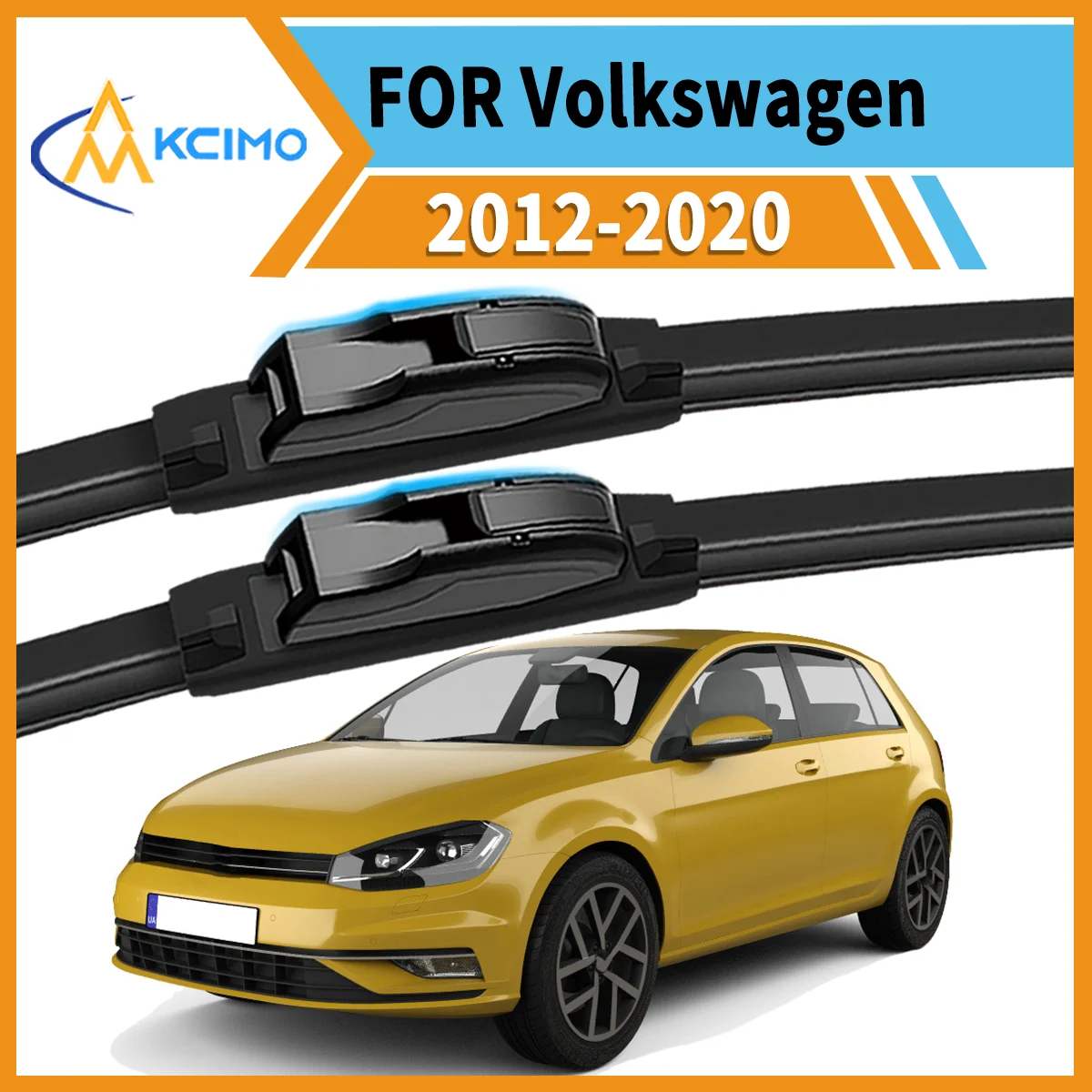 

Ultimate 2 Front Wiper Blades for Volkswagen Golf Mk7 2012–2020 Ensures Clear Vision & Safe Driving in Rain Snow or Sun