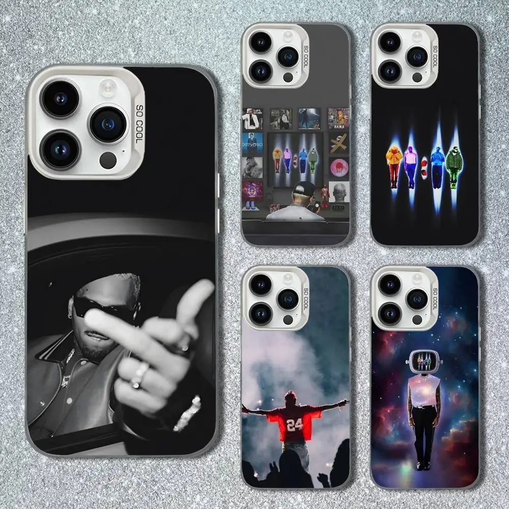 

Hot C-Chris B-Brown Singer Phone Case For iPhone 13,15,14,16,12,11,Mini,MAXXS,Pro,SE, White Matte Shockproof Cover