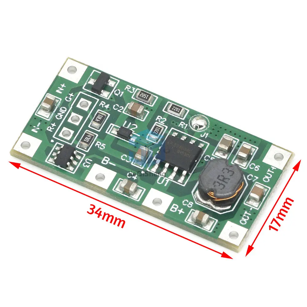 DC 5V 1A Charging Discharge Module for 18650 Lithium Battery UPS Voltage Converter Uninterruptible Power Supply Board