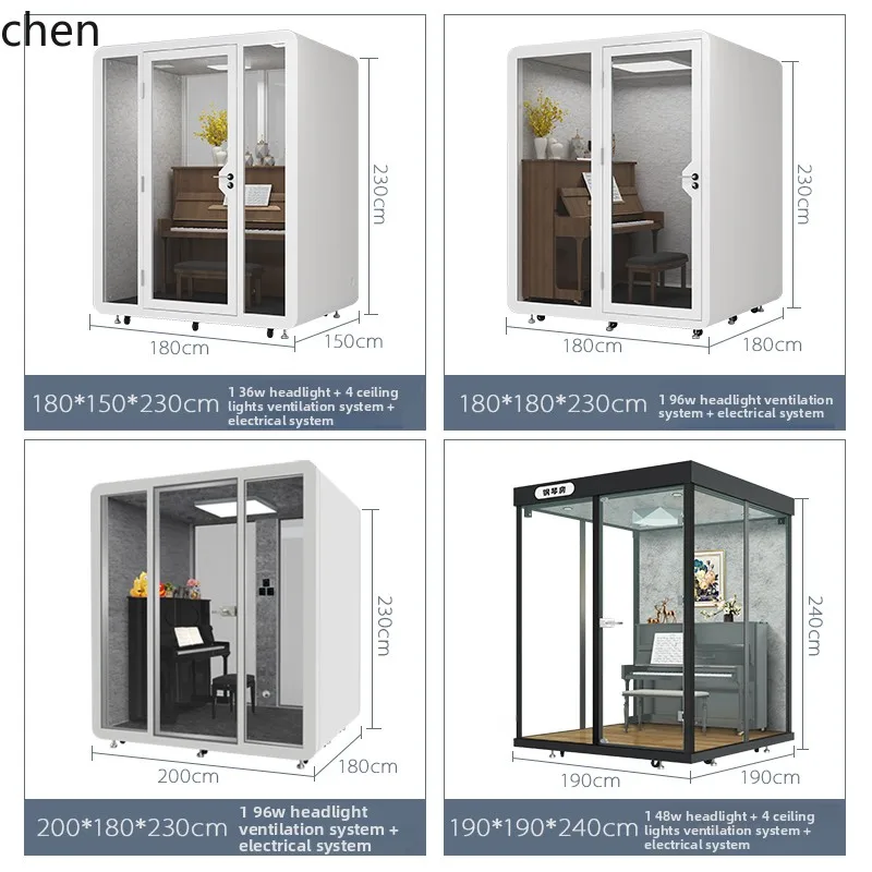 YFY  soundproof room household mobile removable phone booth recording studio silent soundproof cabin singing room live stream