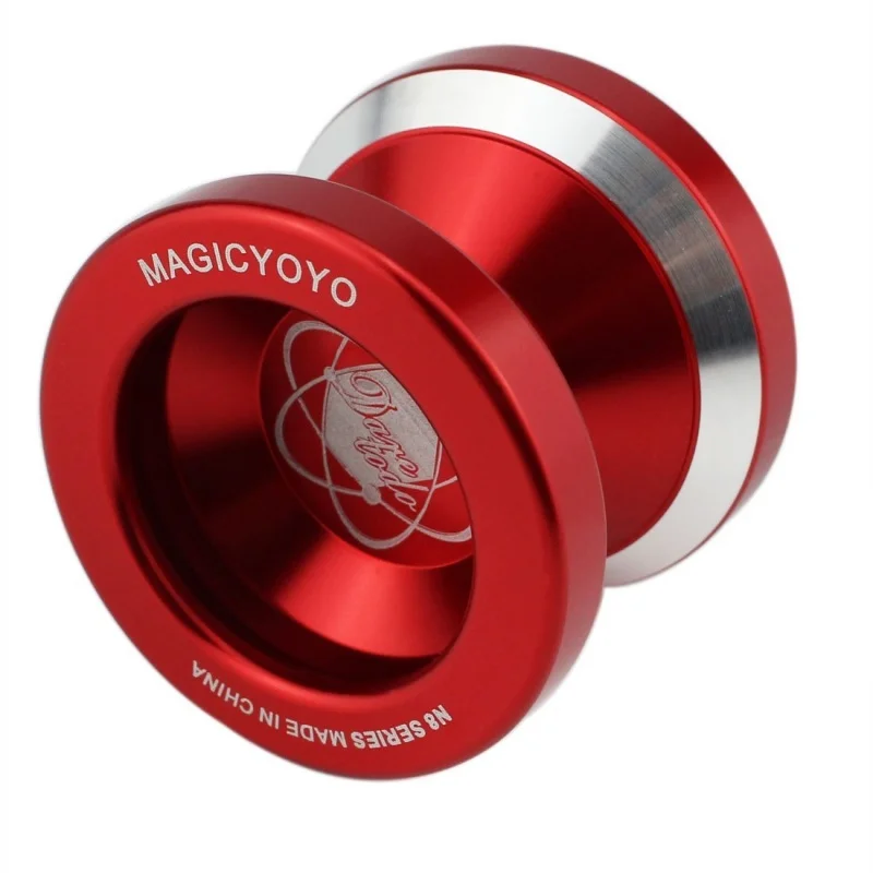 MAGICYOYO N8 Super Professional YoYo + String + Free Bag +Free Glove (Red)