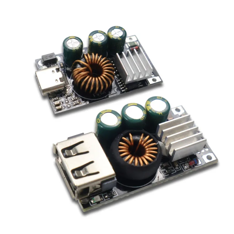 USBType-C QC3.0 A pple Hua wei MTK Sam sung DIY Fast Charger DC 5-32V 24W Step-down Module for Emergency Charging of Mobile