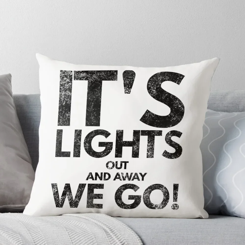 

Its Lights Out And Away We Go Throw Pillow Christmas Cushion For Home Pillow Case Christmas Pillow