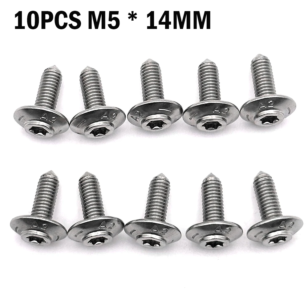 NONE Für BMW Motorrad Shell Edelstahl Schrauben R1200GS ADV R1250GS R1200RT S1000XR RR S1000R C600 C650GT R1250 F750GS F850GS 6